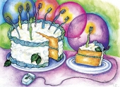 EB060 - Mint-flavored Birthday Cake